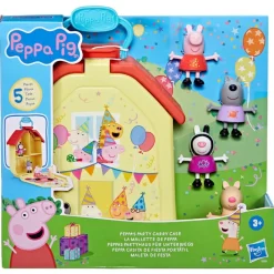 HASBRO Peppa Pig Casita de Fiesta Portátil- Figuras Y Figuras De Acción