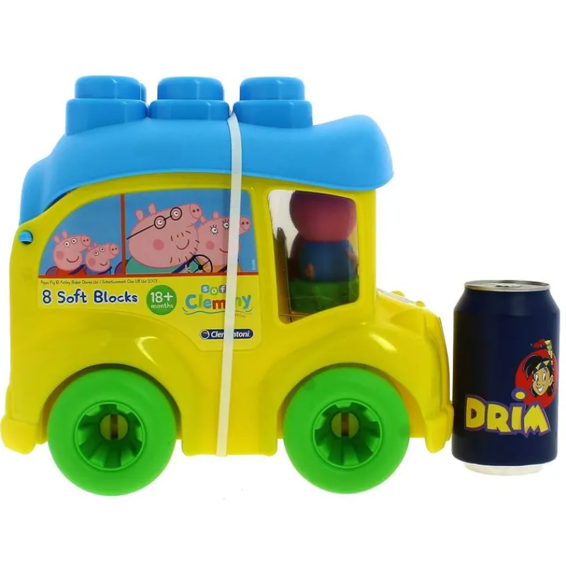CLEMENTONI Peppa Pig Clemmy Baby Autobús Peppa Pig- Vehículos, Trenes Y Parkings|Primera Infancia Y Preescolar