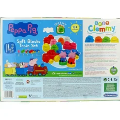 CLEMENTONI Primera Infancia Y Preescolar|Vehículos, Trenes Y Parkings|Peppa Pig Clemmy Baby Tren Bloques