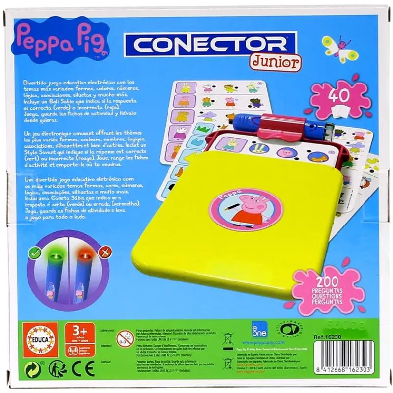 EDUCA Peppa Pig Connector Jr- Juegos Y Juguetes Educativos