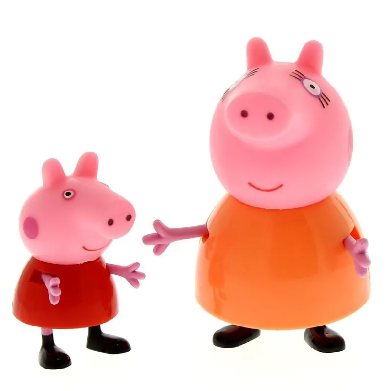 BANDAI Peppa Pig Figura Peppa Pig y Familia- Figuras Y Figuras De Acción