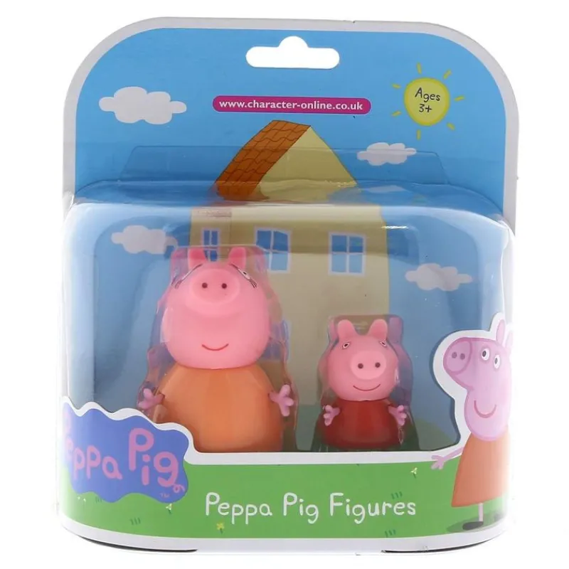 BANDAI Peppa Pig Figura Peppa Pig y Familia- Figuras Y Figuras De Acción