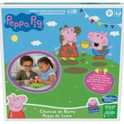 HASBRO Peppa Pig Juego Charcos de Barro- Juegos De Mesa