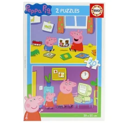 EDUCA Peppa Pig Puzzle 2x20 Piezas- Puzzles Y Construcciones