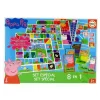 EDUCA Peppa Pig Set Especial Juegos 8 en 1- Juegos De Mesa