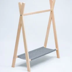 PLASTIMYR Mobiliario Para Bebés|Juegos De Madera|Perchero Madera Gris