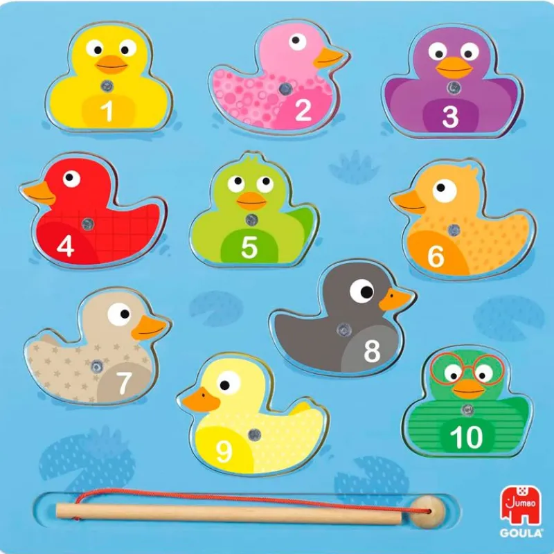 DISET Pescar Patos Puzzle Madera- Juegos De Madera|Primera Infancia Y Preescolar