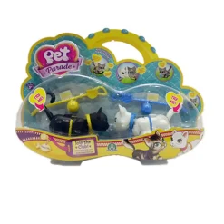 GIOCHI PREZIOSI Pet Parade 2 Gatitos Negro y Blanco- Muñecas