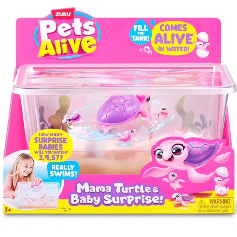 ZURU Muñecas|Pets Alive Mamá Tortuga Surprise