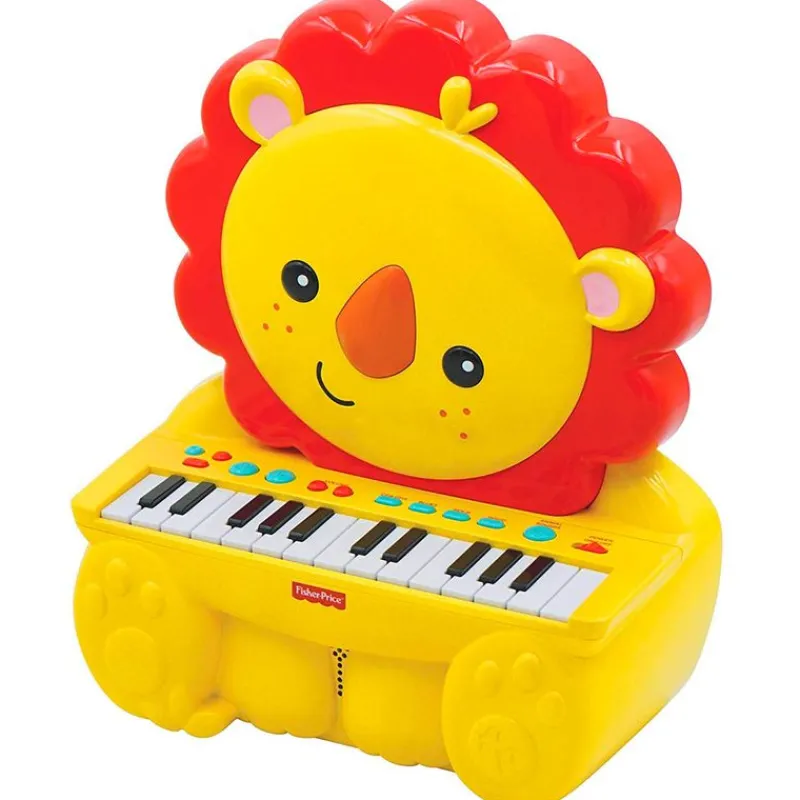 FISHER PRICE Piano Musical León- Instrumentos Musicales