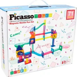 CEFA Puzzles Y Construcciones|Picasso Tiles Circuito de Canicas Magnético 71 Piezas