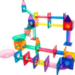 CEFA Puzzles Y Construcciones|Picasso Tiles Circuito de Canicas Magnético 71 Piezas