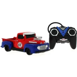SELECCION DRIM Coches Radio Control (R/C)|Pick-Up American Vintage Roja R/C a Escala 1:24