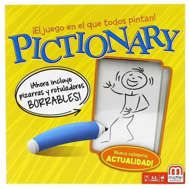 MATTEL Juegos De Mesa|Pictionary Castellano -