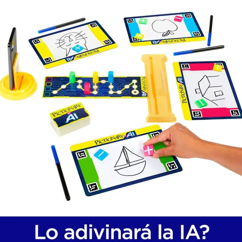 MATTEL Juegos De Mesa|Pictionary vs Inteligencia Artificial Juego Mesa