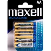 MAXELL Pilas 4 Uds AA R6- Baterías, Pilas Y Papel De Regalo
