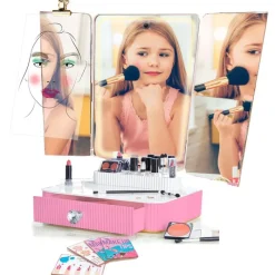 NICE Juegos Y Juguetes De Imitación|Pink It Espejo Studio Maquillaje Smart