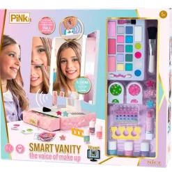 NICE Juegos Y Juguetes De Imitación|Pink It Espejo Studio Maquillaje Smart