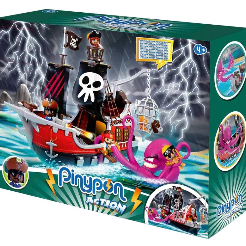 FAMOSA Figuras Y Figuras De Acción|Pinypon Action Barco Pirata