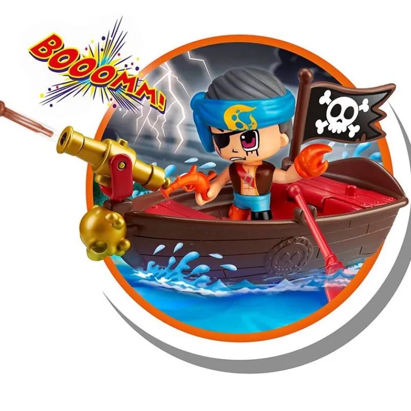 FAMOSA Figuras Y Figuras De Acción|Pinypon Action Bote Pirata