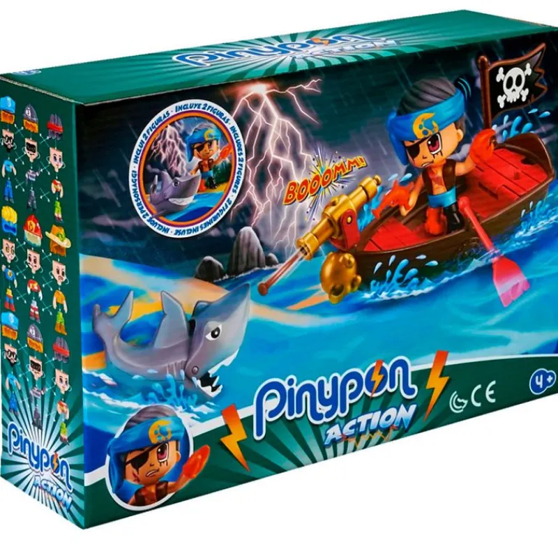 FAMOSA Figuras Y Figuras De Acción|Pinypon Action Bote Pirata