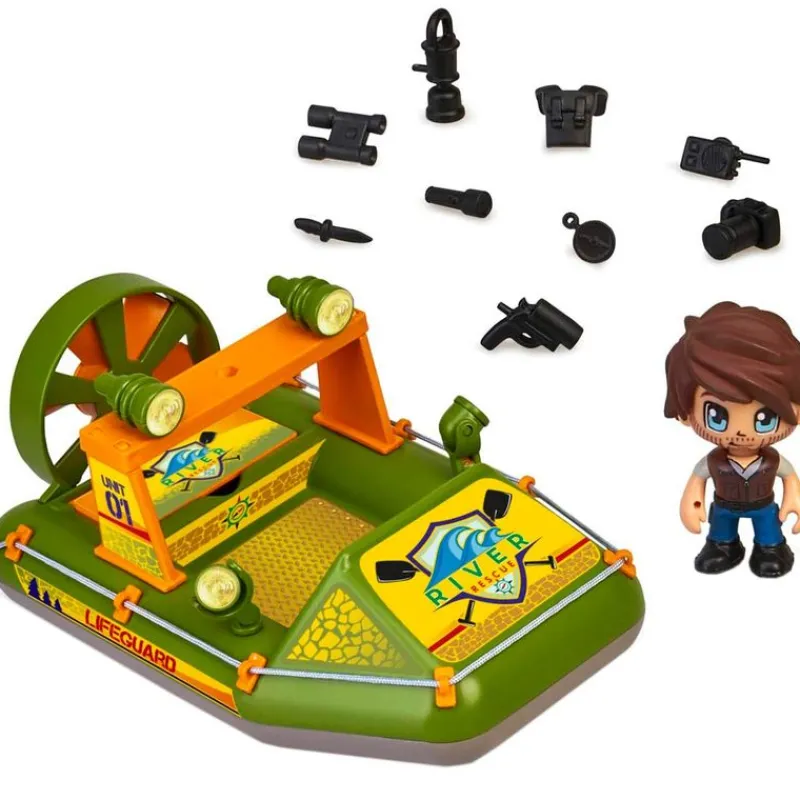 FAMOSA Vehículos, Trenes Y Parkings|Pinypon Action Wild Lancha de Rescate