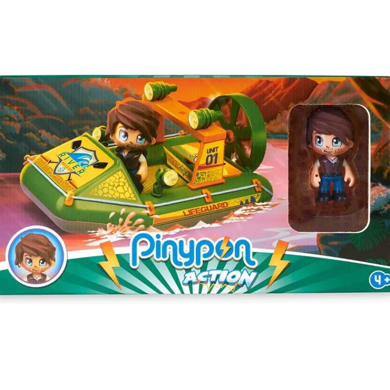 FAMOSA Vehículos, Trenes Y Parkings|Pinypon Action Wild Lancha de Rescate