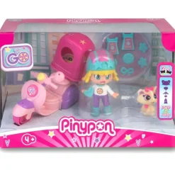 FAMOSA Pinypon Let's Go! Coche & Moto Surtido- Muñecas