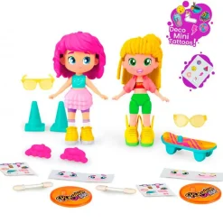 FAMOSA Pinypon TOP Roller Girls Muñecas- Muñecas