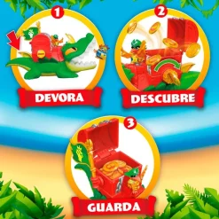 MAGIC BOX Piratix King Croc Cocodrilo Articulado- Manualidades|Figuras Y Figuras De Acción