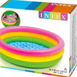 INTEX Aire Libre|Piscina Hinchable 3 Anillos 86x25 cm
