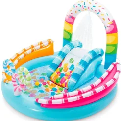 INTEX Aire Libre|Piscina Hinchable Infantil Golosina con Tobogán