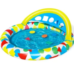 BESTWAY Aire Libre|Piscina infantil Splash & Learn con Parasol