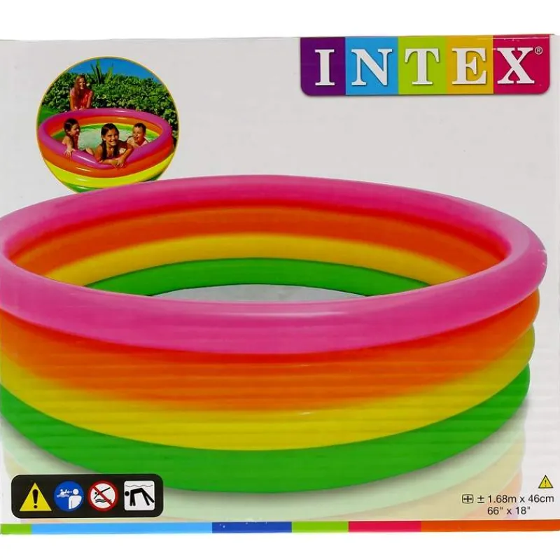 DRIM DISCOUNT Piscina Redonda 4 Anillas- Aire Libre