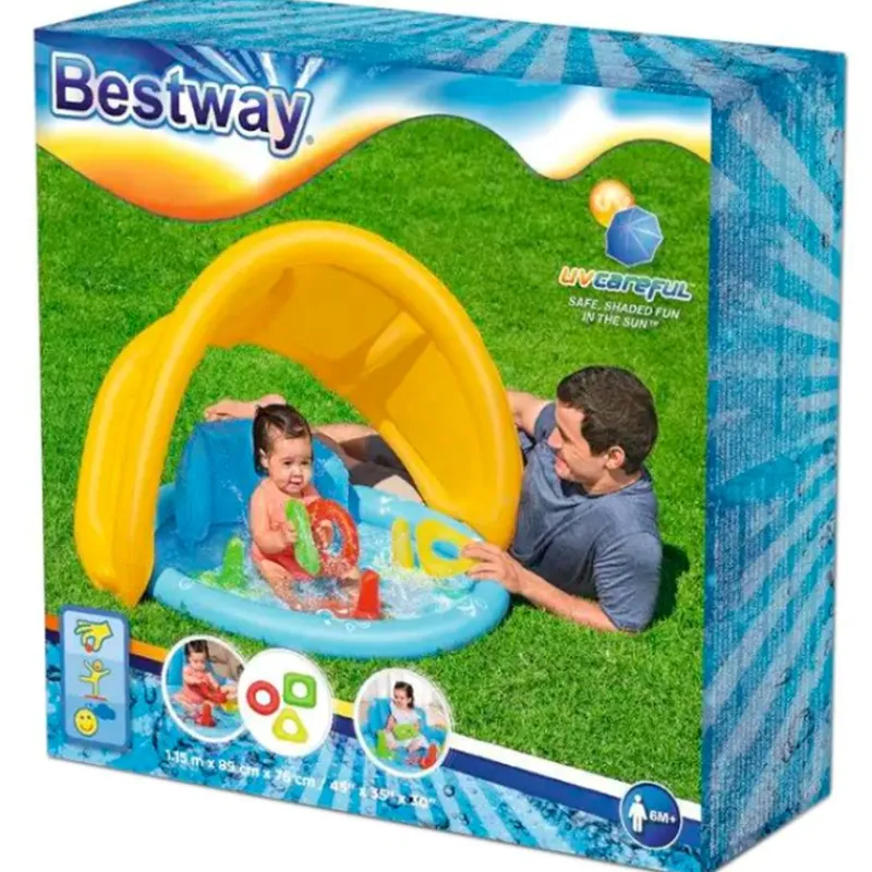 BESTWAY Aire Libre|Piscina SeaShapes Infantil