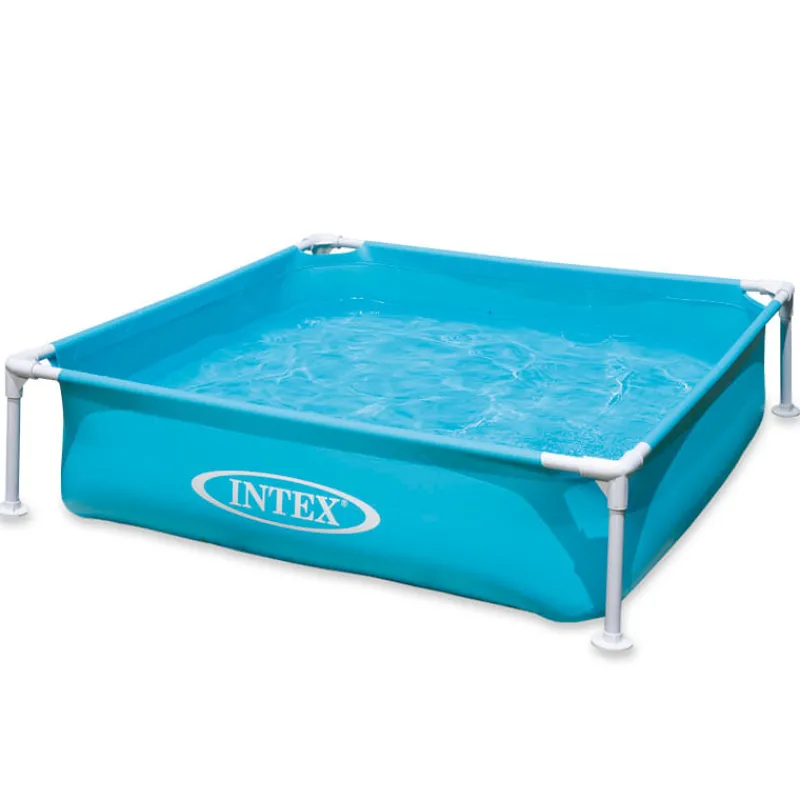 DRIM DISCOUNT Piscina Tubular Cuadrada- Aire Libre