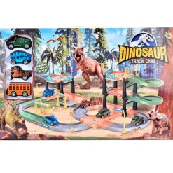 DRIM DISCOUNT Vehículos, Trenes Y Parkings|Pista Dinosaurios con Coches