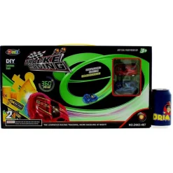 DRIM DISCOUNT Vehículos, Trenes Y Parkings|Pista Loopings con Luz