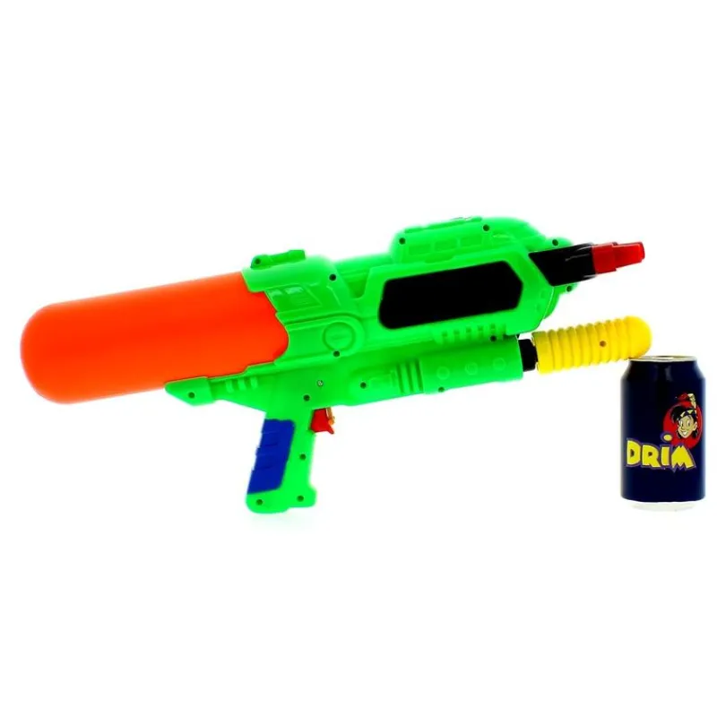 DRIM DISCOUNT Pistola de Agua de 48 cm con 3 Cañones Verde- Aire Libre