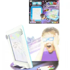 DRIM DISCOUNT Pizarra 3 en 1 3D- Escolar