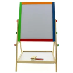 DRIM DISCOUNT Pizarra de Madera 2 en 1- Juegos De Madera|Escolar
