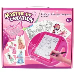 DRIM DISCOUNT Manualidades|Pizarra Diseña la Moda con Luz