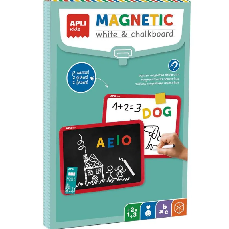 SELECCION DRIM Pizarra Magnética Doble Cara- Escolar