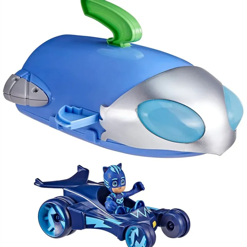 HASBRO PJ Mask Playset Cuartel General 2 en 1- Figuras Y Figuras De Acción