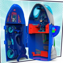 HASBRO PJ Mask Playset Cuartel General 2 en 1- Figuras Y Figuras De Acción