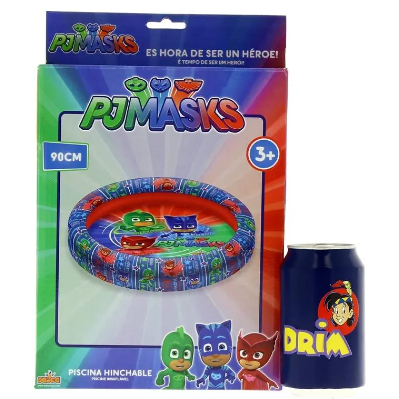 MUÑECAS SAICA PJ Masks Piscina Hinchable de 90 cm- Aire Libre
