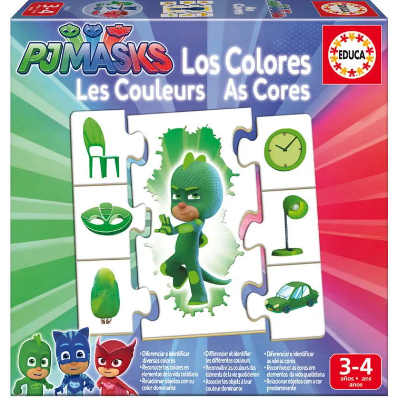EDUCA Juegos Y Juguetes Educativos|PJ Masks Puzzle Los Colores