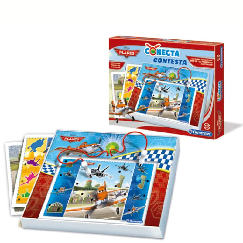 CLEMENTONI Planes Conecta Contesta- Juegos De Mesa