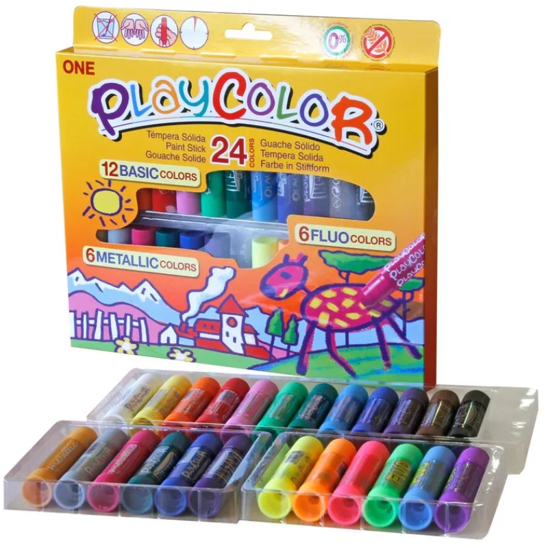 PLAYCOLOR Estuche One 24 Colores- Escolar