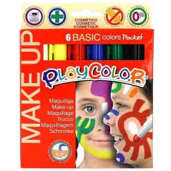PLAYCOLOR Maquillaje Básico 6 Colores- Disfraces Y Complementos|Disfraces Y Complementos